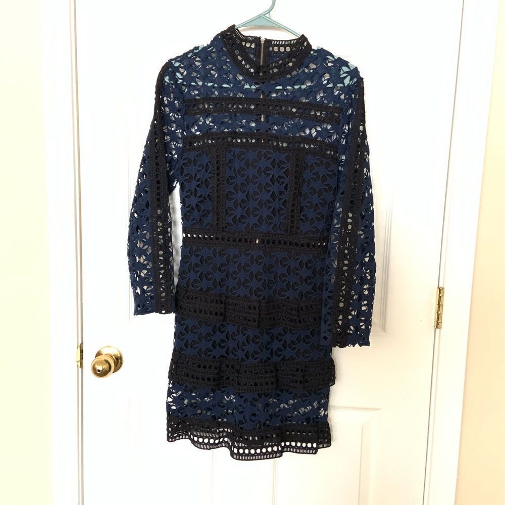 Few Moda Star Lace Mini Dress - Picture 4 of 11